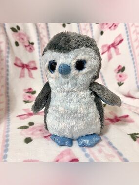 MVP Plush Grey Blue and White Penguin Soft Stuffed Animal Toy